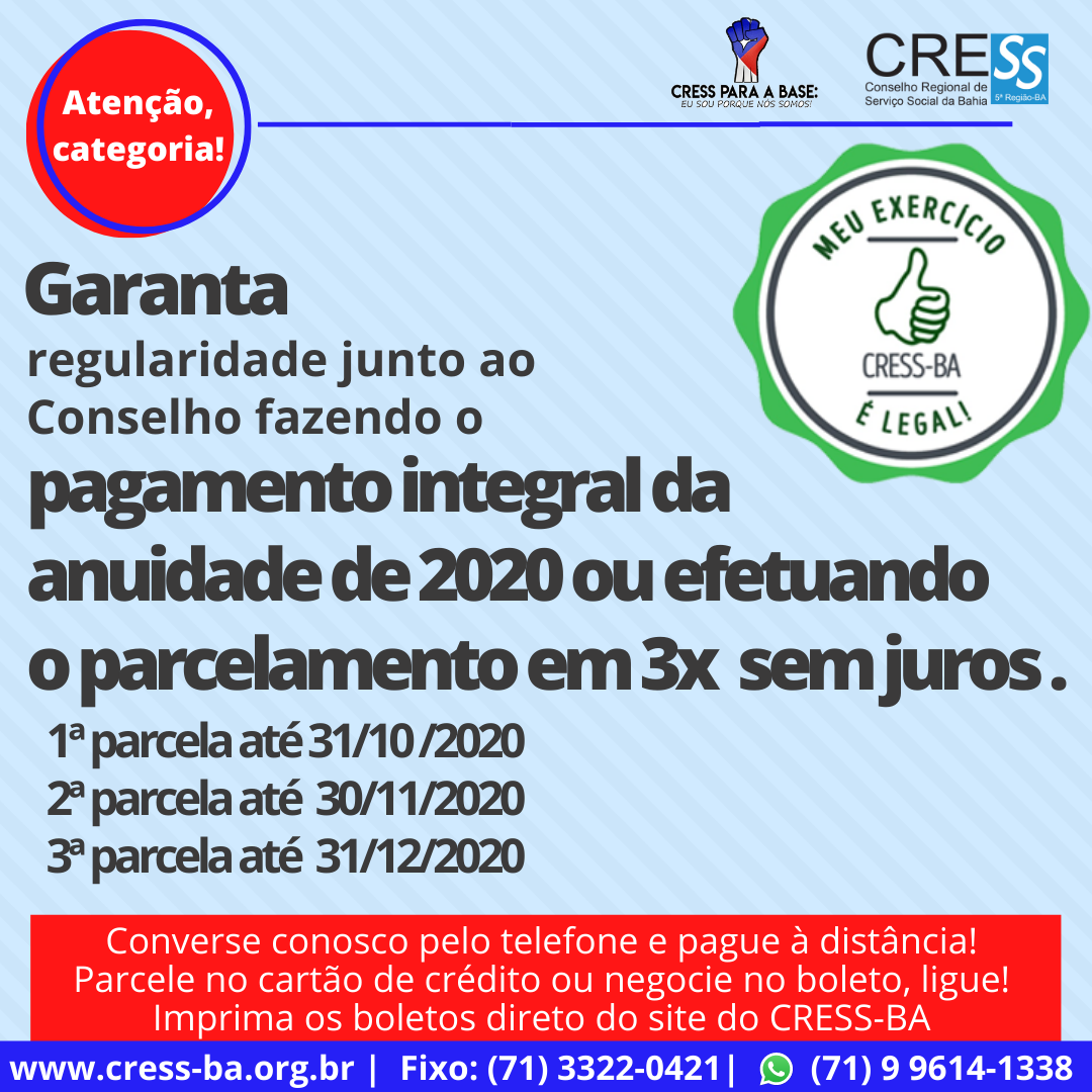 CRESS-Bahia - 👀🗣Atenção categoria! Conselho Regional de Serviço Social da  Bahia (Cress Bahia - 5ª Região) divulga para a categoria a listagem de  profissionais com o DIP (Documento de Identidade Profissional) na