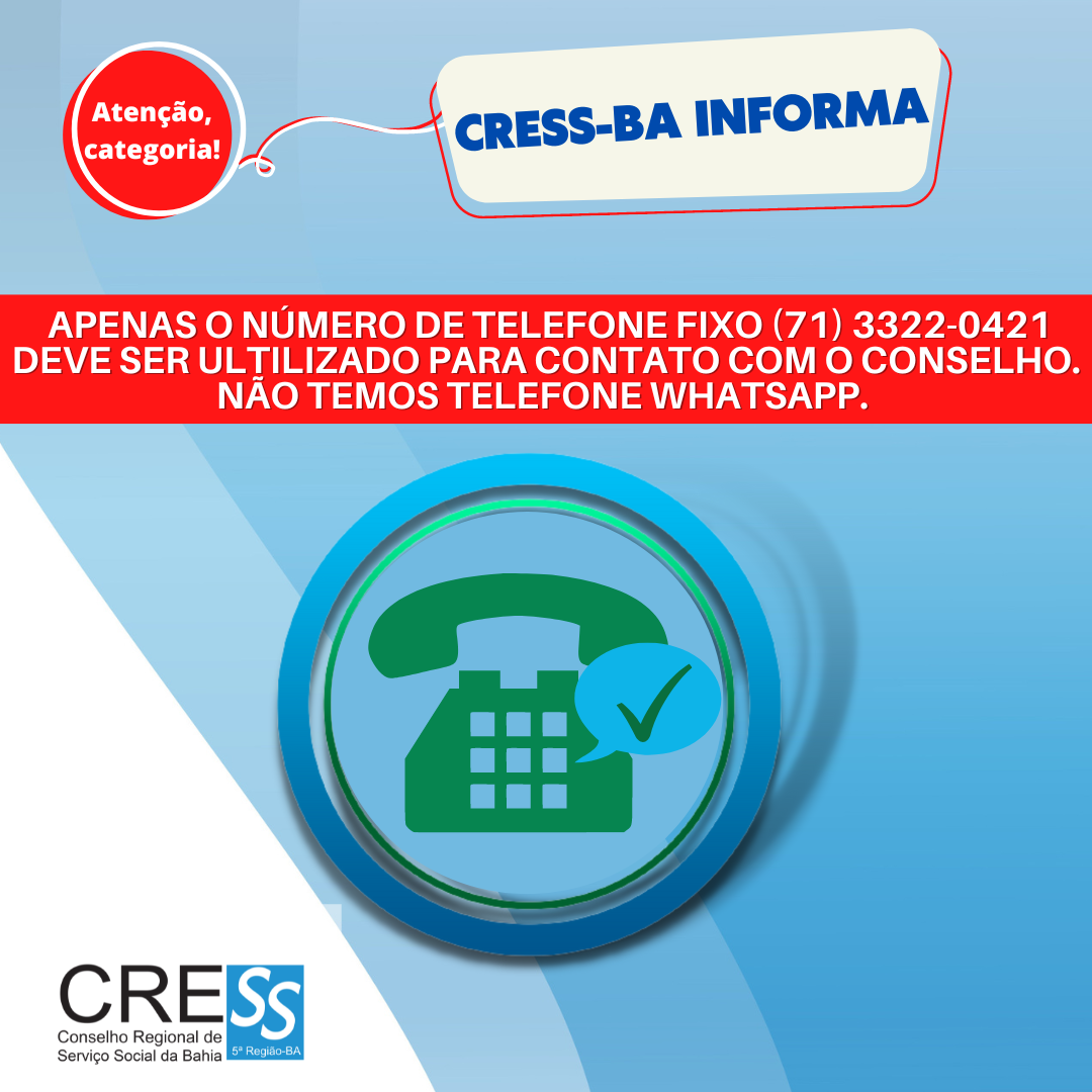 CRESS BA - Conselho Regional de Serviço Social